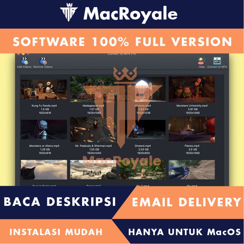 [MacOS] Convert to MP4 PRO Full Version Lifetime Full Garansi