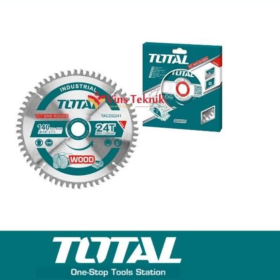 ☟ mata gergaji circular saw 5 inch 140mm TCT saw blade 24T TOTAL TAC ♂
