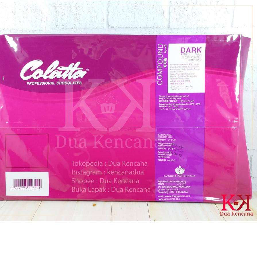 

➴ Colatta Dark Compound 1 KG Coklat Hitam Compound Chocolate Collata ➮