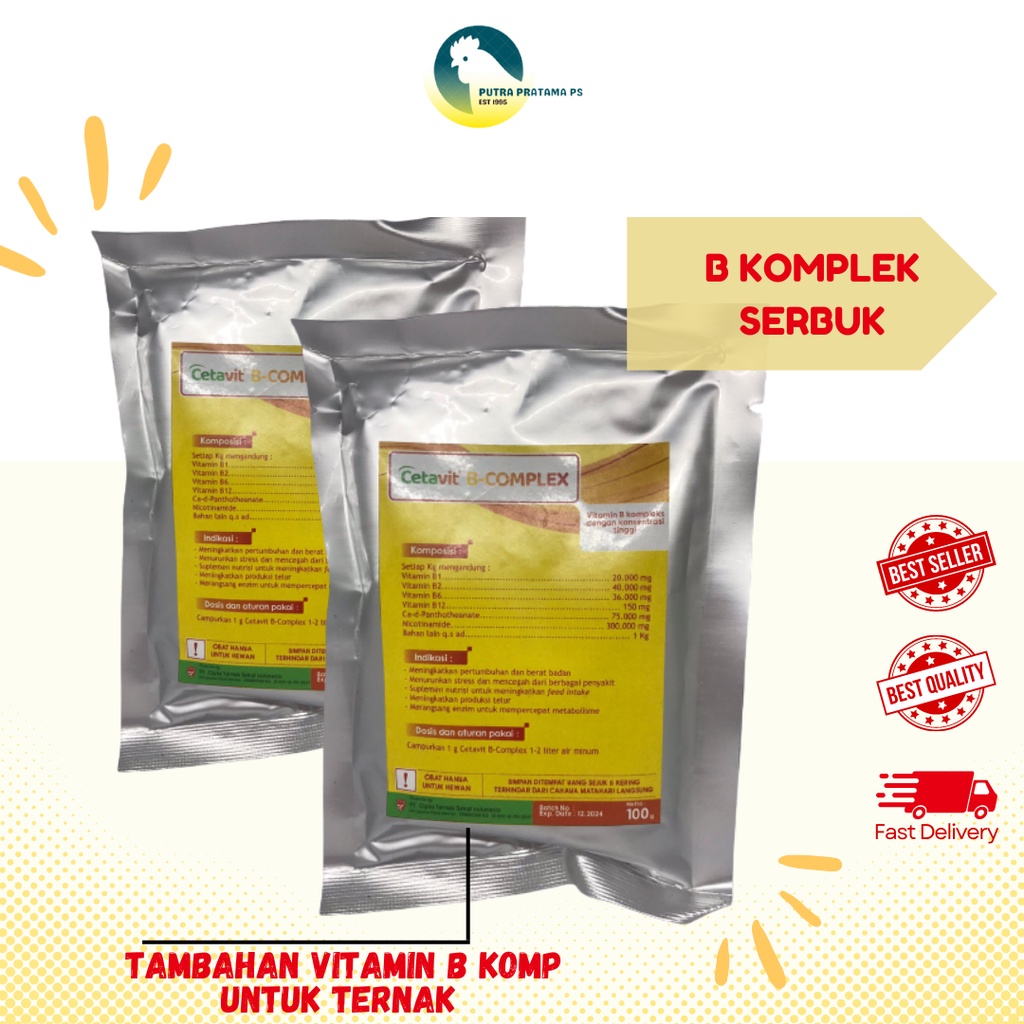 CETAVIT B-COMPLEX - VITAMIN B KOMPLEKS TERNAK