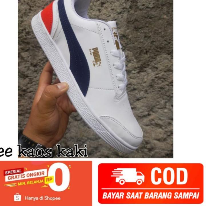☜ SEPATU PRIA UKURAN JUMBO BIG SIZE 45 46 47 PUTIH NAVY MERAH SNEAKERS PRIA UKURAN BESAR ♪