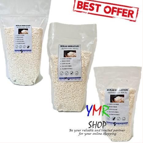 

☟ Beras Shirataki Sirataki Konnyaku Shiratake Rice Kering Halal Diet Keto Porang 150Gr 250Gr 500Gr 1Kg DEBM ۩