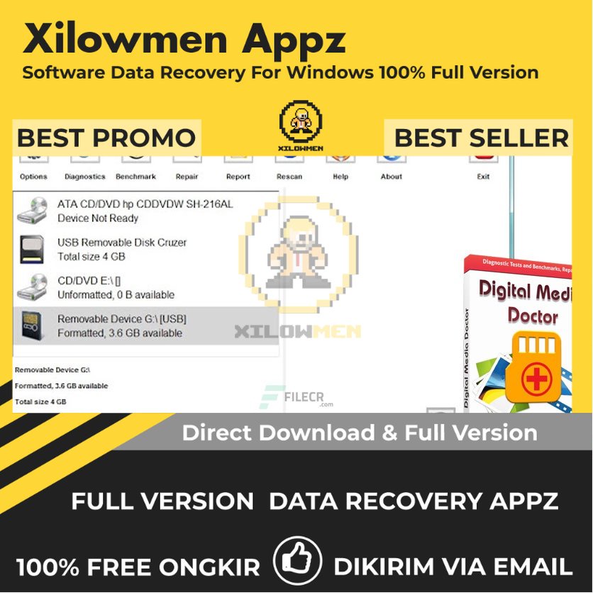 [Full Version] Digital Media Doctor Professional Pro Lifetime Data Recovery WIN OS