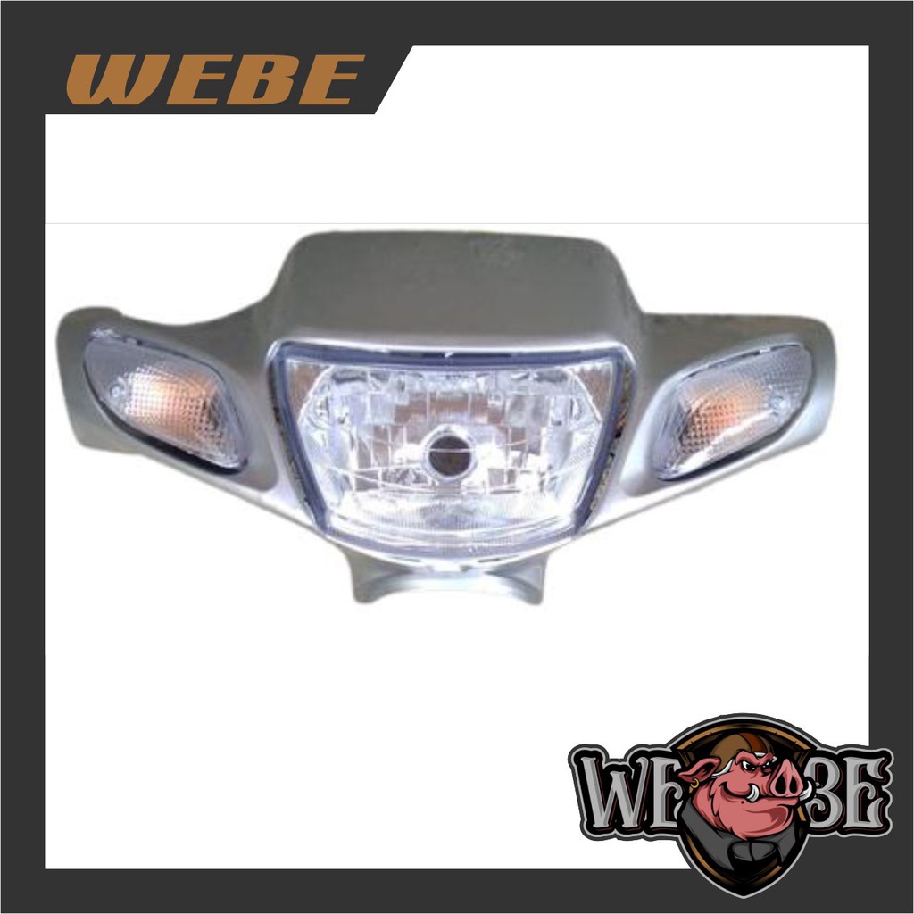batok f1zr / batok depan fiz r set lampu warna SILVER