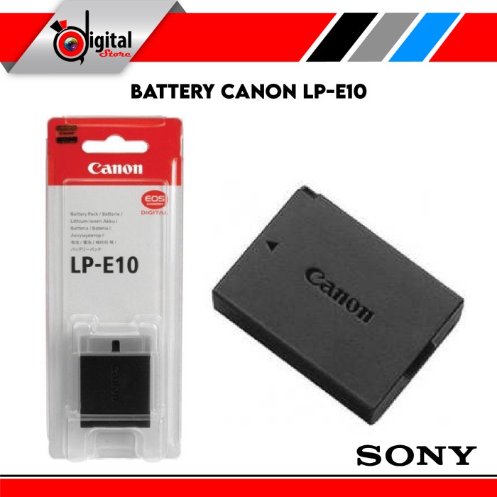 BATERAI - BATTERY CANON LP-E10 OEM FOR CANON 1100D,1200D DAN 1300D #ORIGINAL