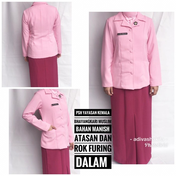 SERAGAM PSH YAYASAN KEMALA BHAYANGKARI MUSLIM BAHAN MANISH