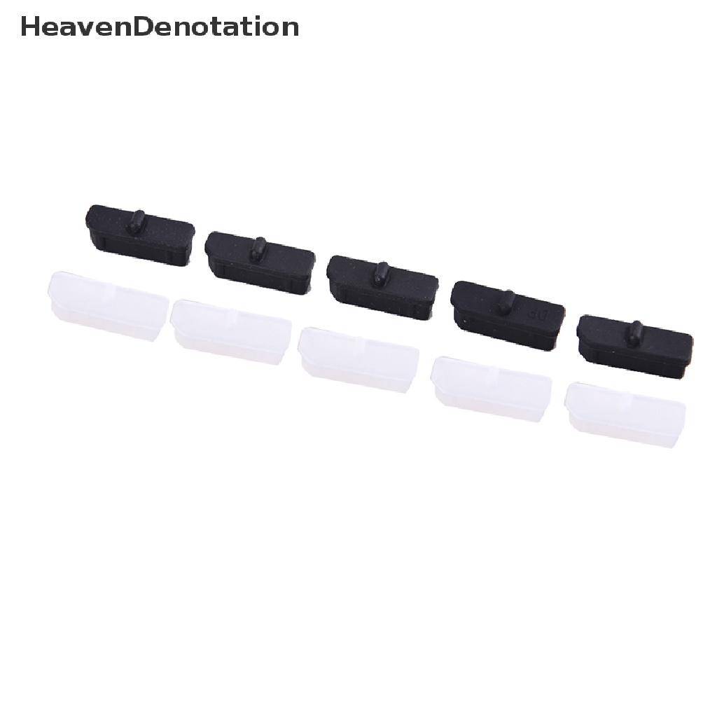 [HeavenDenotation] 10pcs DisplayPort Protective Cover Rubber Covers Dust Cap For Computer DP Conne HDV