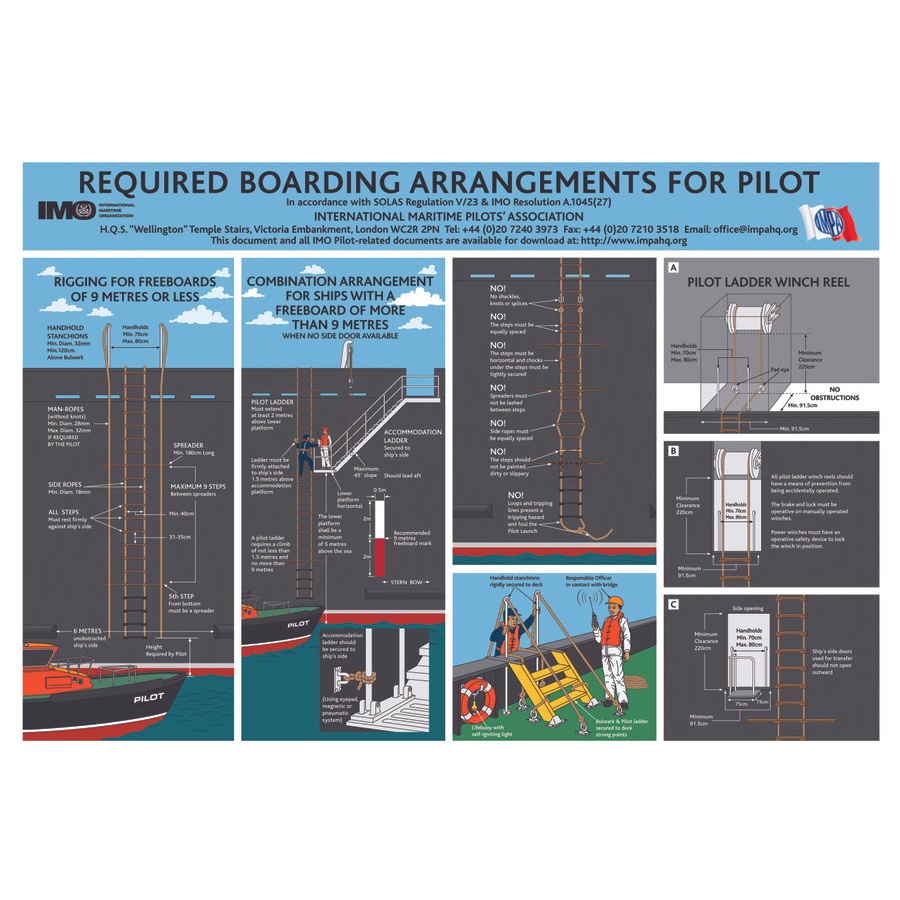 

STICKER SAFETY SIGN IMO PERKAPALAN BOARDING ARRANGEMENTS FOR PILOT 32X48 / STIKER SAFETY SIGN SURABAYA / STIKER KESELAMATAN KAPAL
