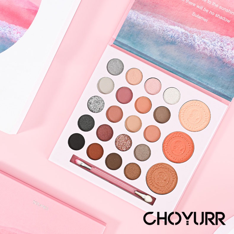 【COD】Beauty Glazed Eyeshadow Pallete 23 Warna Color Board Shimmering Dan Matte Natural Color Waterproof Long Lasting-CH