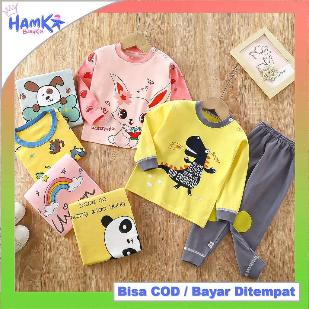 Setelan Piyama Anak Import 0 - 6 Tahun Kualitas Premium Baju Tidur Anak Bayi Laki Laki Lengan Panjang PAJAMAS PREMIUM MURAH LONG PANT | PIYAMA ANAK UNISEX