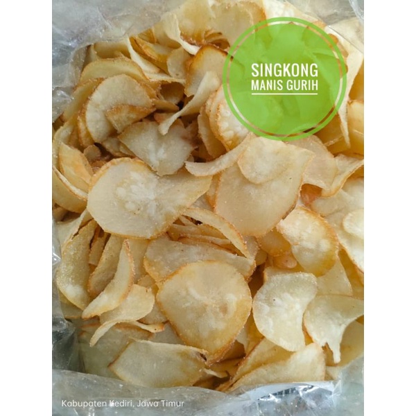 

[CEMALCEMIL] KERIPIK SINGKONG GADUNG , MANIS & ORIGINAL 250GR