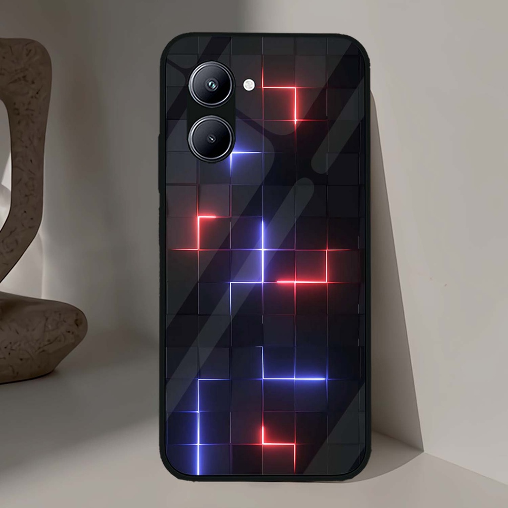 (MT03) Case Kilau Realme C33 | Casing Hp Realme | Pelindung Smartphone Seven Case