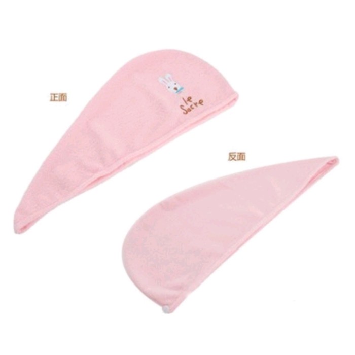 RABBIT 387 Handuk Keramas Rambut Turban Magic Head Towel Fast Dry Hair