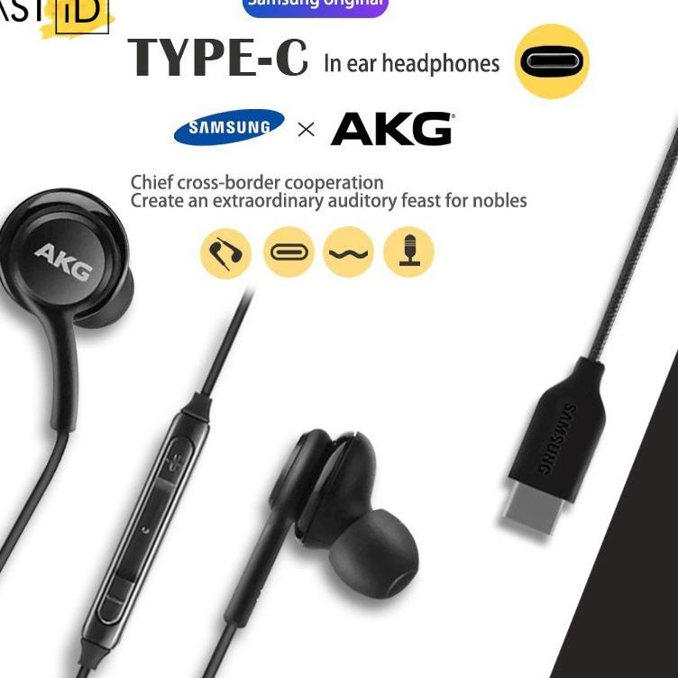 ➷ HEADSET AKG TYPE C ORIGINAL ➼