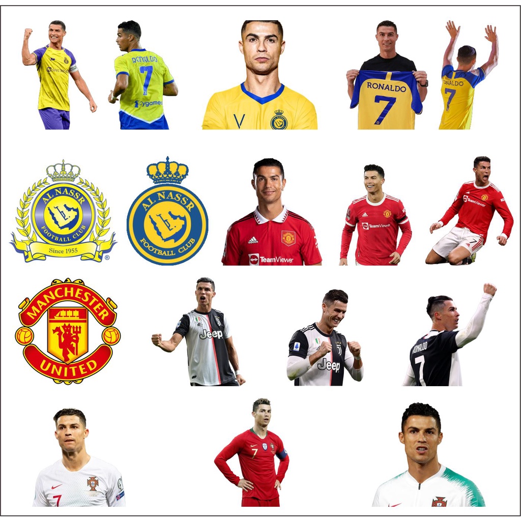 

stiker ronaldo 2 isi 17 pcs