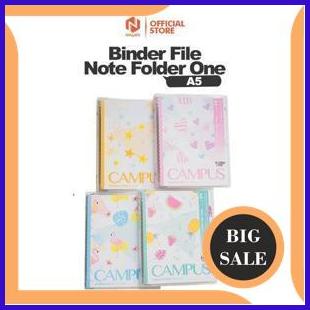 

perkakas Buku Binder File Note Folder A5 Merk Campus 20 Ring Random Color 1F3BZ3