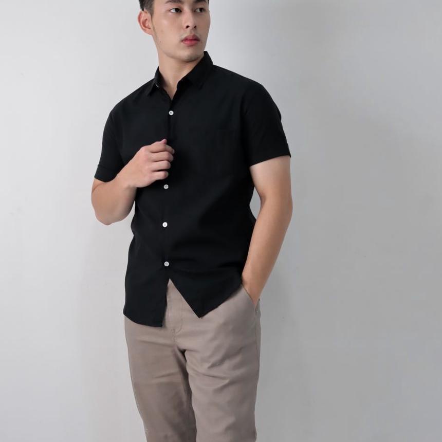 ♩ MSMO Kemeja Linen Pria / Kemeja Linen / Kemeja Casual / Kemeja Pria ✱