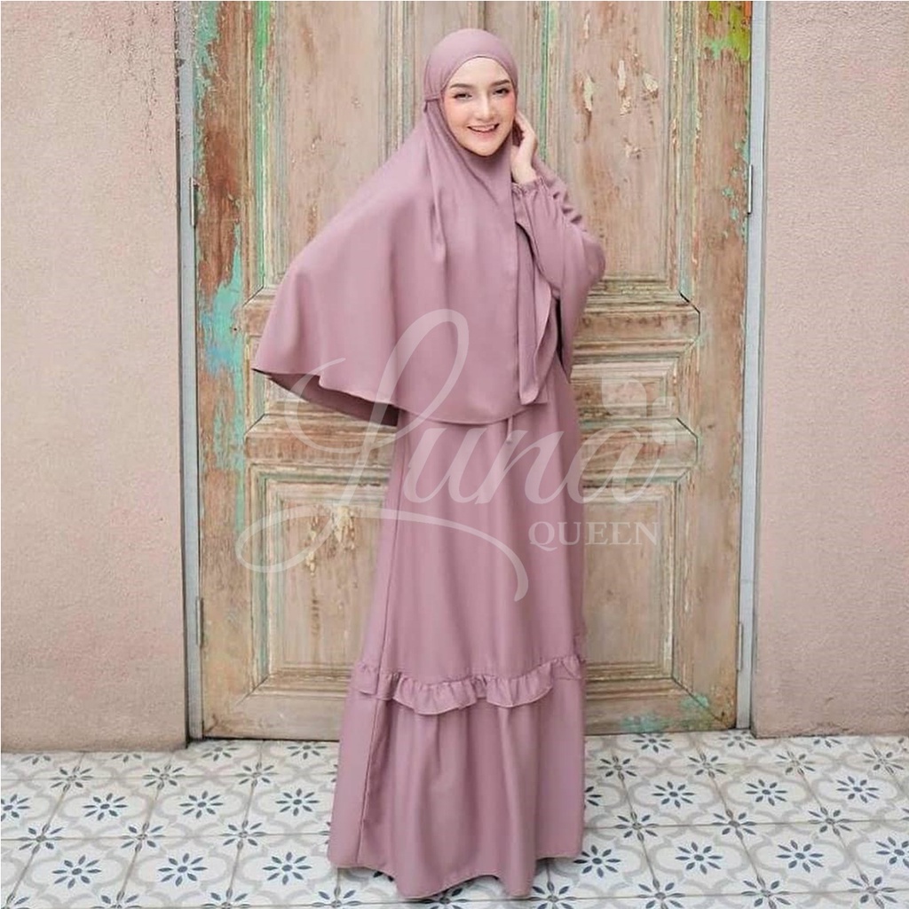 (TIDAK DIJUAL TRPISAH) HALIZA SET BERGO GAMIS KEKINIAN GAMIS MODERN 2024 gamis lebaran 2024 gamis 20