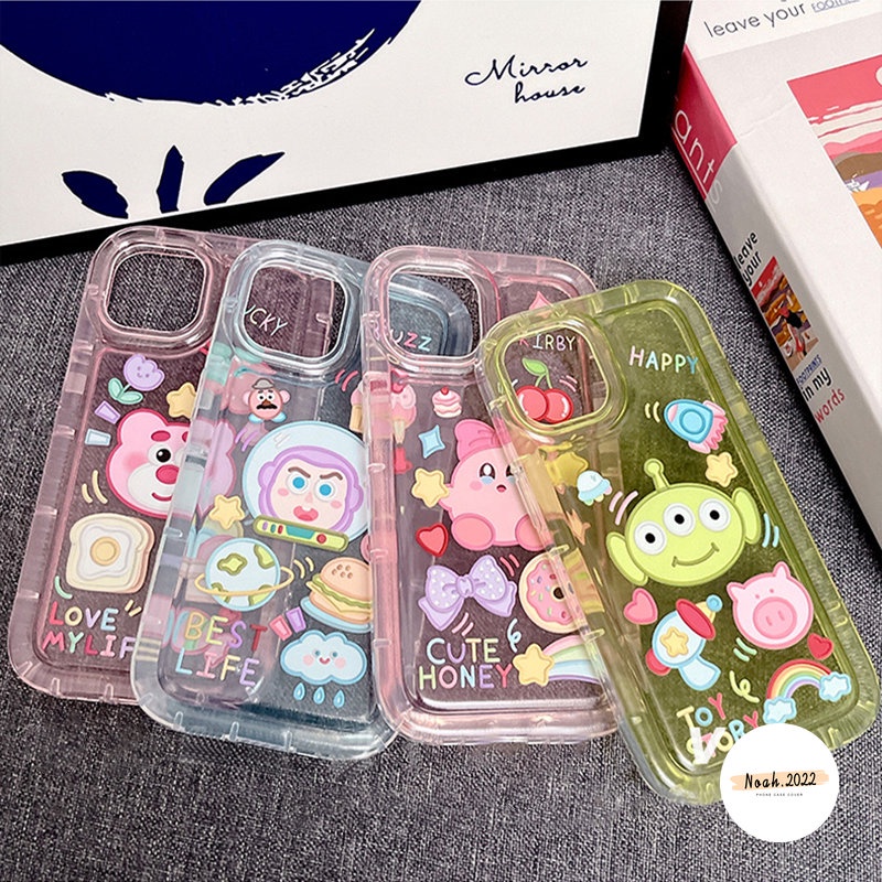 Alien Buzz Lightyear Phone Case Untuk Xiaomi Redmi10 9T 10A A1 9A 9C NFC Redmi Note 11s 11 10s 10 9 Note9 Note10 Note10 Note11 Cerita Mainan Lucu Airbag Shockproof Soft TPU Case