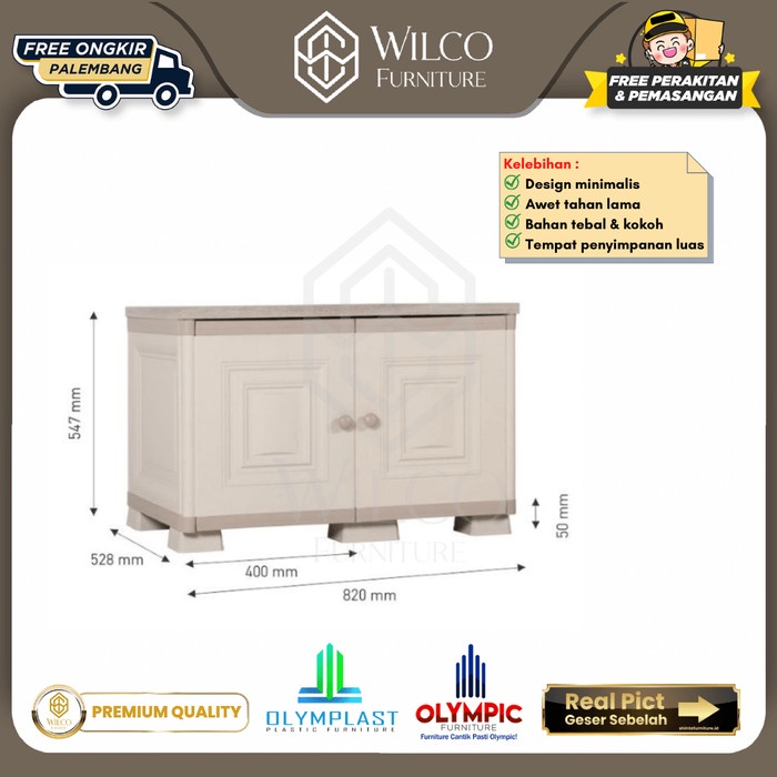 Laci Plastik Multifungsi / Lemari Plastik Olymplast / Laci OTC AVR 2P