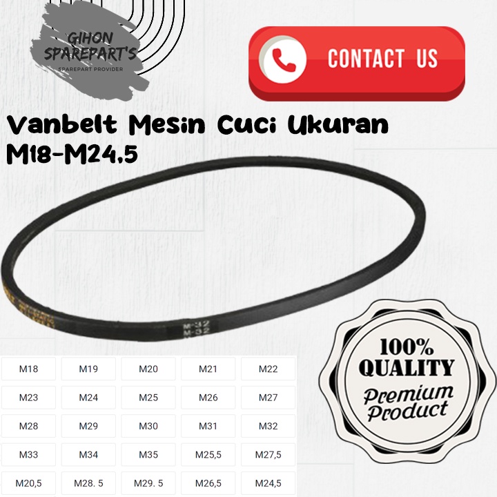 Van Belt Mesin Cuci M18-M35