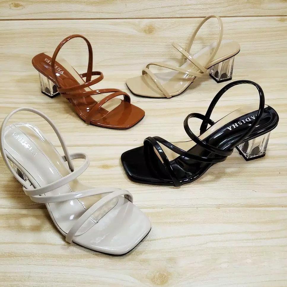 PALING LARIS HEELS HAK KACA QUEENSHA