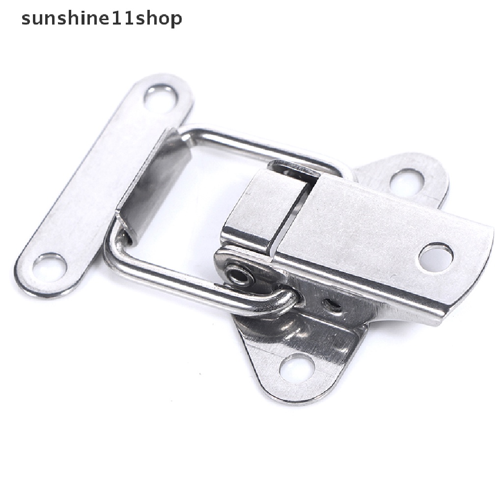 Sho Stainless Steel304 toolbox Pengunci Pengait Metal Toggle Catch Clasp Engsel Dimuat N