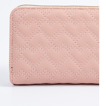 DOMPET PANJANG WANITA RESLETING CEWEK MURAH FASHION BATAM KEKINIAN LUCU SIMPLE PREMIUM KULIT PINK WA647P3 CHAMONIX IMPORT TALI PENDEK SLOT KARTU UANG KOIN BRANDED REMAJA KOREA