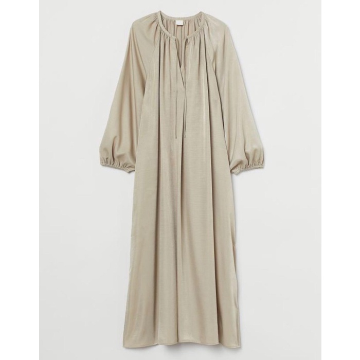 pStore88 - KEYNES MAXI Bahan Katun Linen Baju Fashion Wanita Gamis Muslim 1095