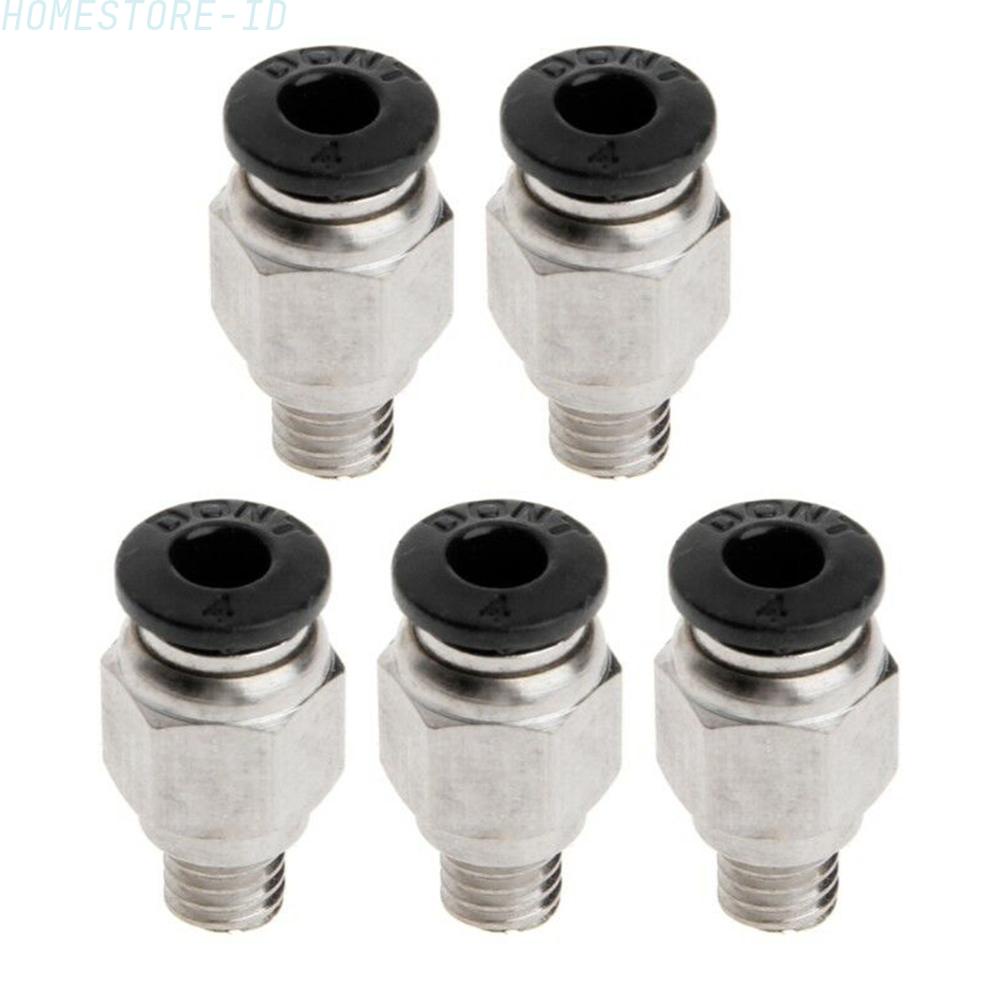 20pcs Konektor Pneumatic PC4-M6 Aperture 4mm Untuk Coupling Coupler Pipa PTFE 4mm