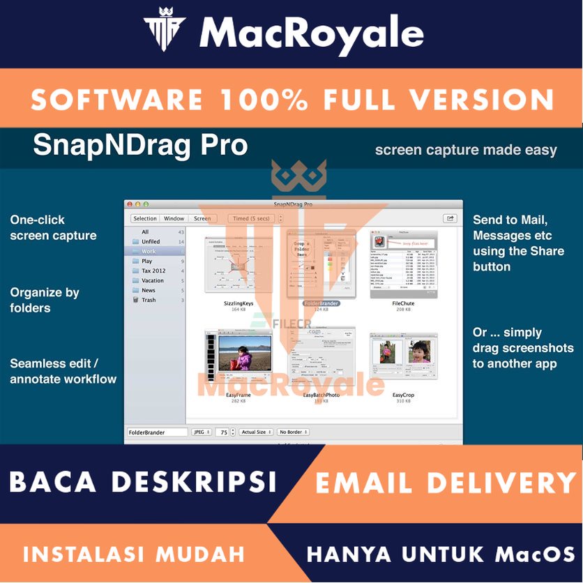 [MacOS] SnapNDrag Pro Full Version Lifetime Full Garansi