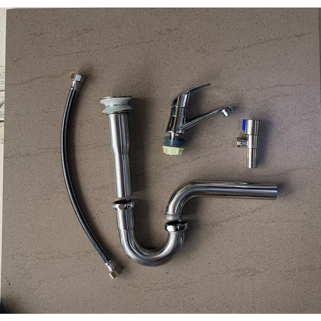 WASTAFEL TOTO LW248J + KERAN + SIFON + FLEXIBEL / WASTAFEL TOTO KOMPLIT LW 248J LW 248 J