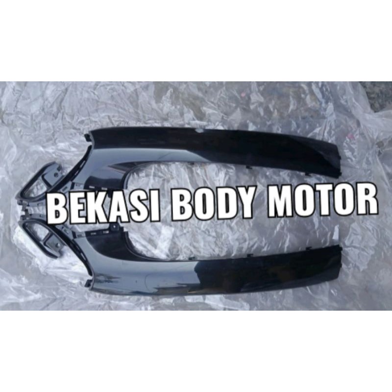 cover under side RL dek samping kanan kiri kap samping kolong scoopy new prestige 2021 2023 hitam or