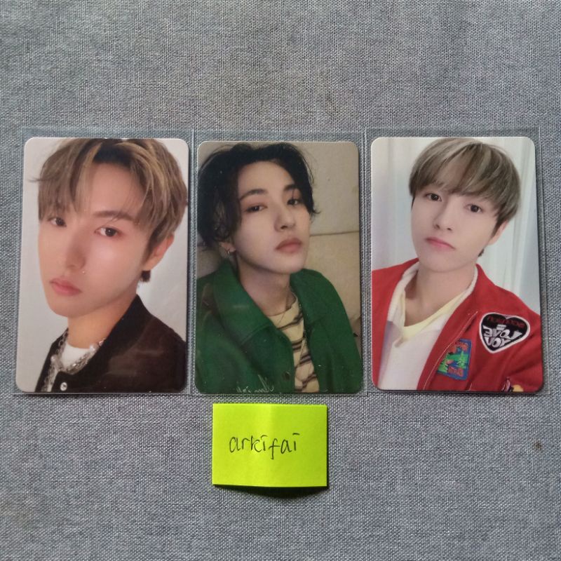 Photocard NCT Renjun Pizza Boring Luggage Dreaming