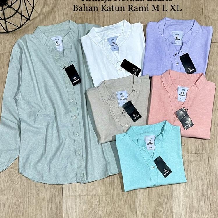 Recomended Kemeja Nevada Wanita Kemeja Polos Wanita Kemeja Kerja Wanita Kemeja Wanita Casual