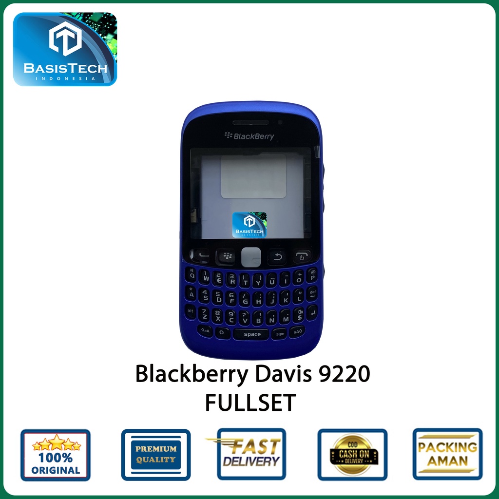 HOUSING CASING BLACKBERRY BB DAVIS 9220 FULLSET ORIGINAL QUALITY