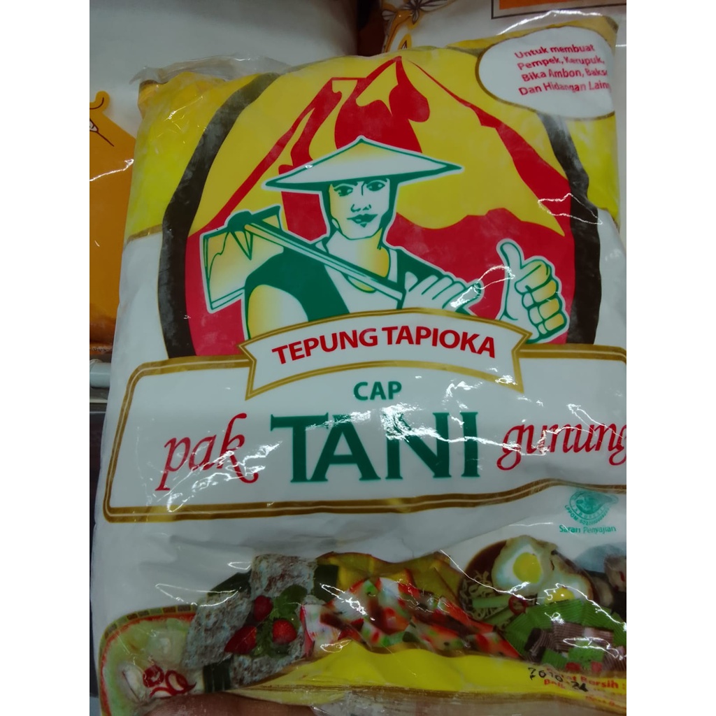 

Tepung Tapioka Cap Pak Tani Gunung 500 Gram