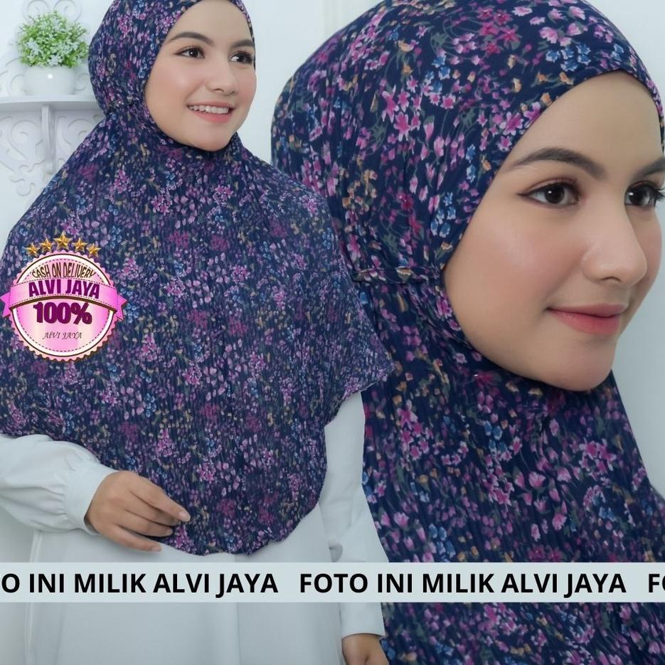 ☼ JILBAB BERGO PLISKET MOTIF / TERBARU BERGO PLISKET MOTIF / KERUDUNG INSTAN BERGO PLISKET MOTIF ✪