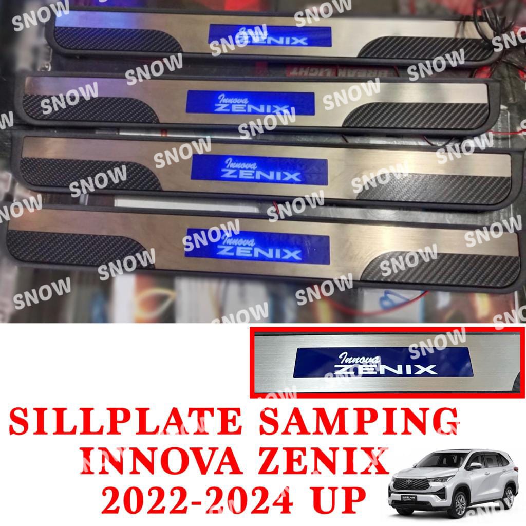 Sillplate Samping Innova Zenix 2023 2024 UP Activo Lampu Non LED