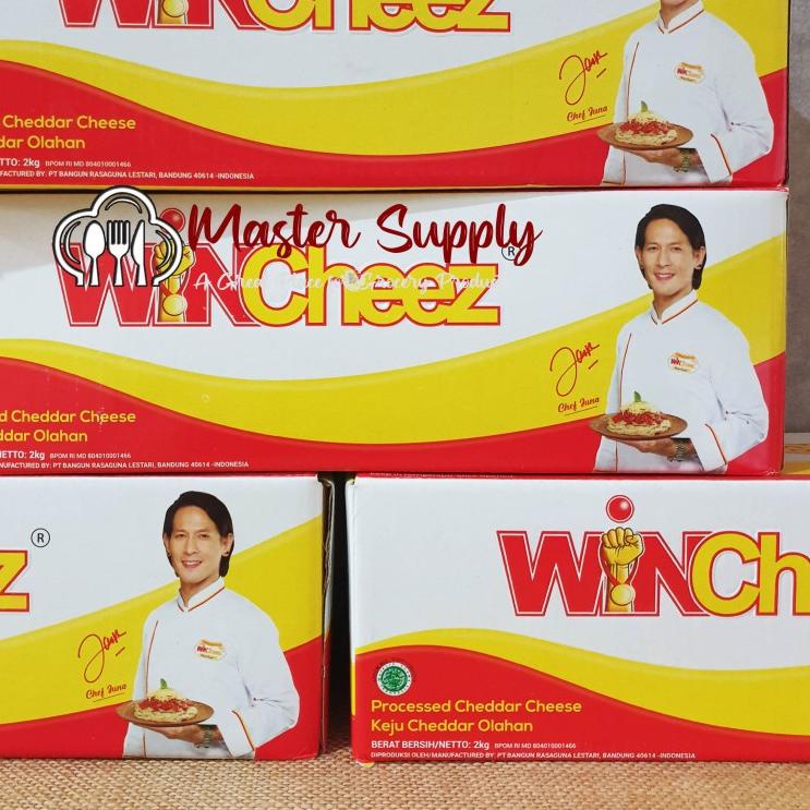 

☄ KEJU WINCHEEZ 2 KG / KEJU CHEDDAR / CHEDDAR CHEESE BLOCK WINCHEEZ ♥