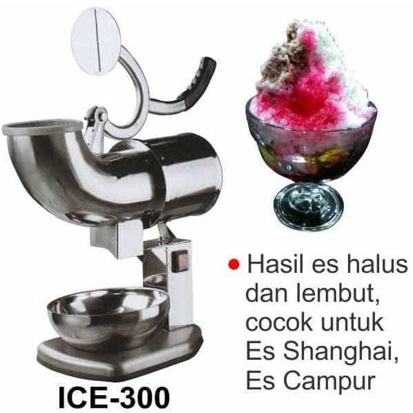 Terlaris Gea Ice-300 Mesin Ice Shaver Atau Ice Planner / Ice Cube Mesin Seru