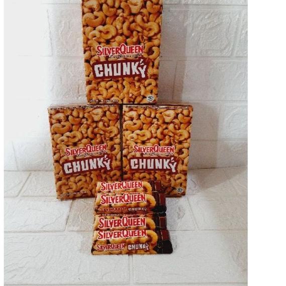 

➦ SILVERQUEEN CHUNKY BAR 33 GRAM 1 box 12 pcs ☪
