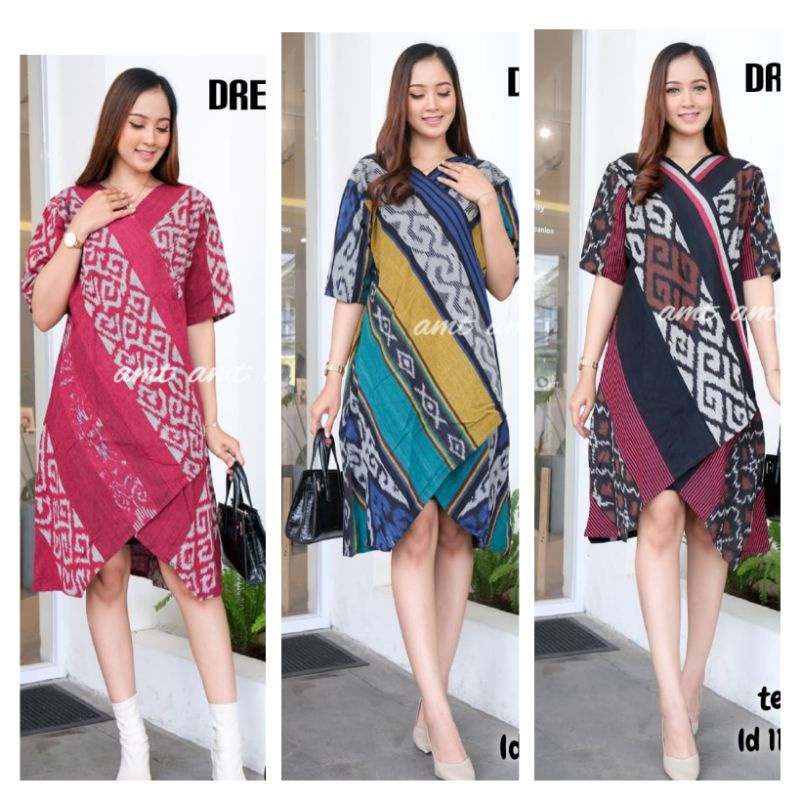 NAOMI Dress Tenun Troso ori