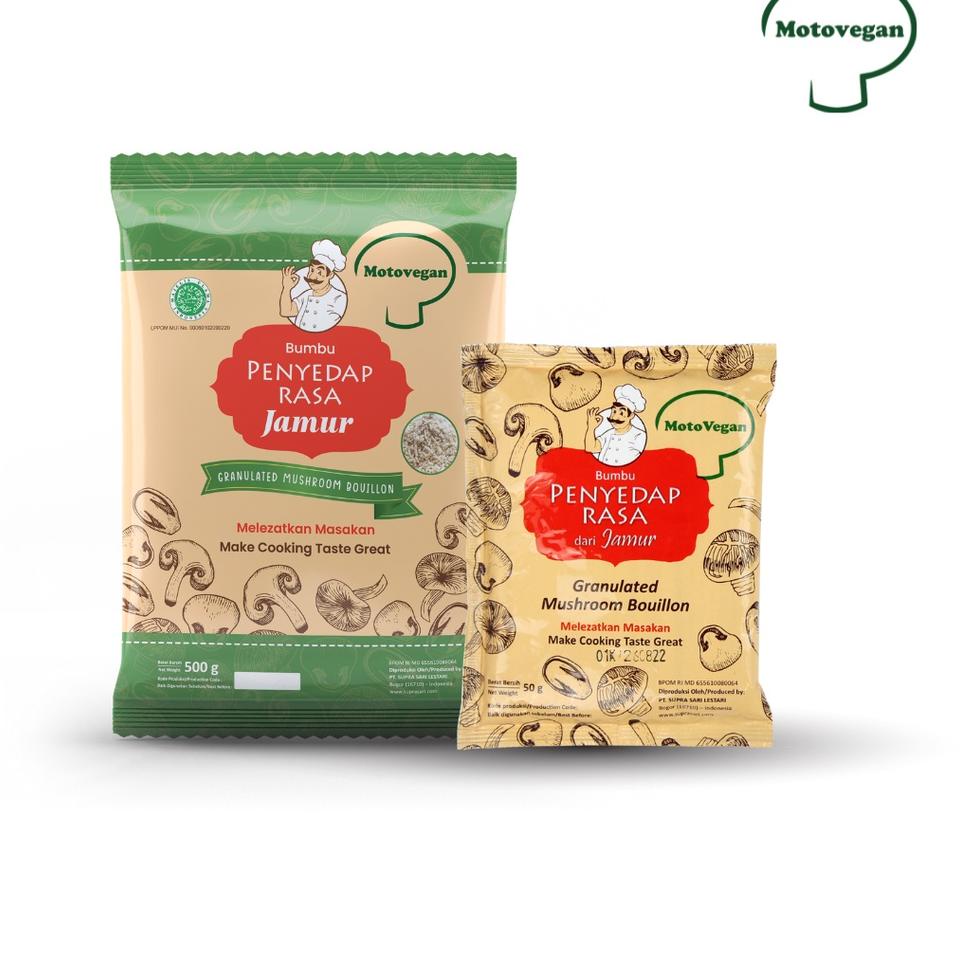 

❆ Motovegan Paket Hemat Kaldu r Non Msg 500Gr Dan 50Gr ➩