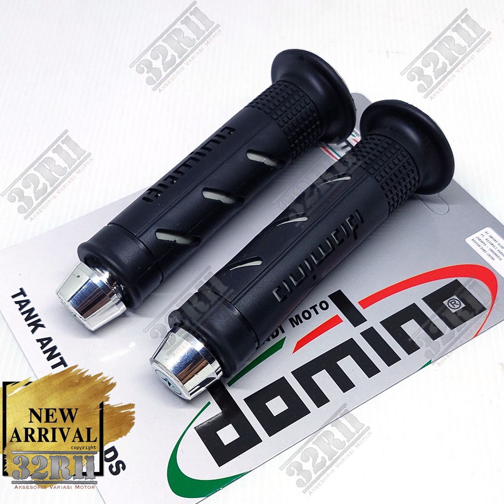 handgrip motor/grip motor variasi model sisik 1set jalu stang crom mini bisa untuk semua motor