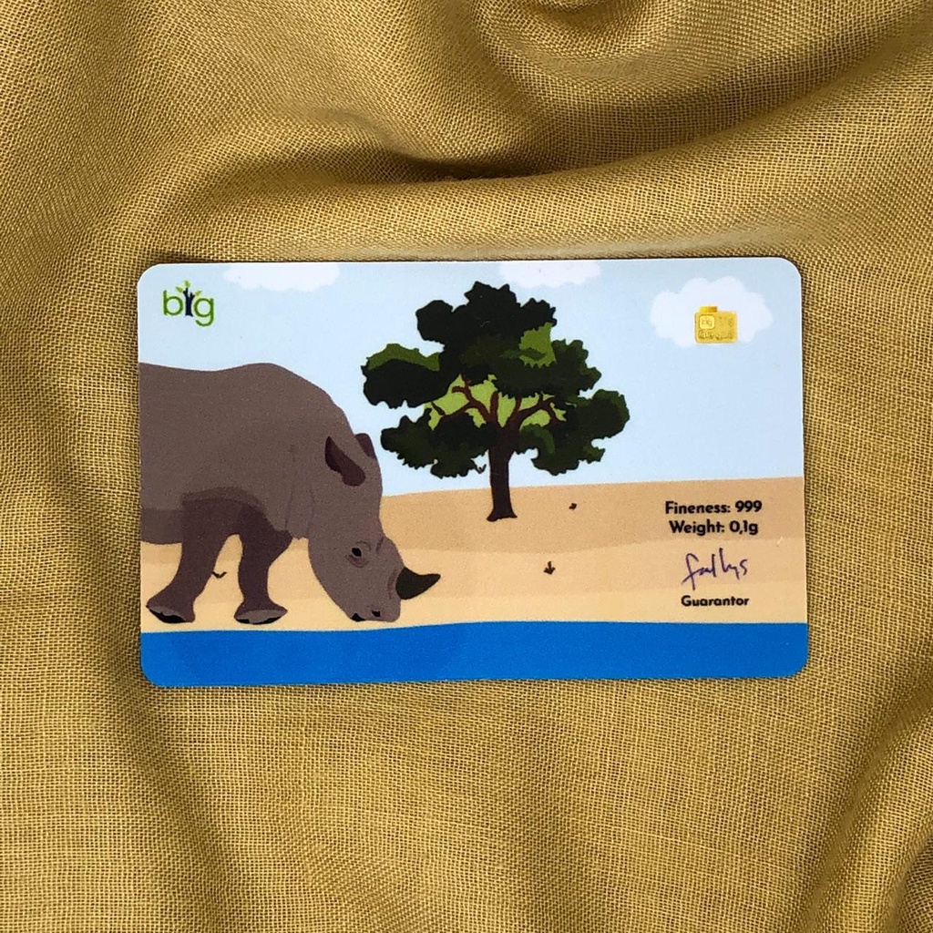 EMAS MINI 24 KARAT BIG GOLD FAUNA