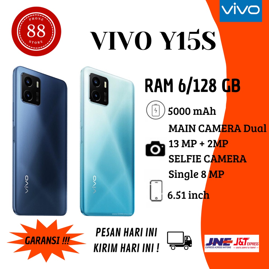 VIVO Y15S RAM 6/128GB GARANSI