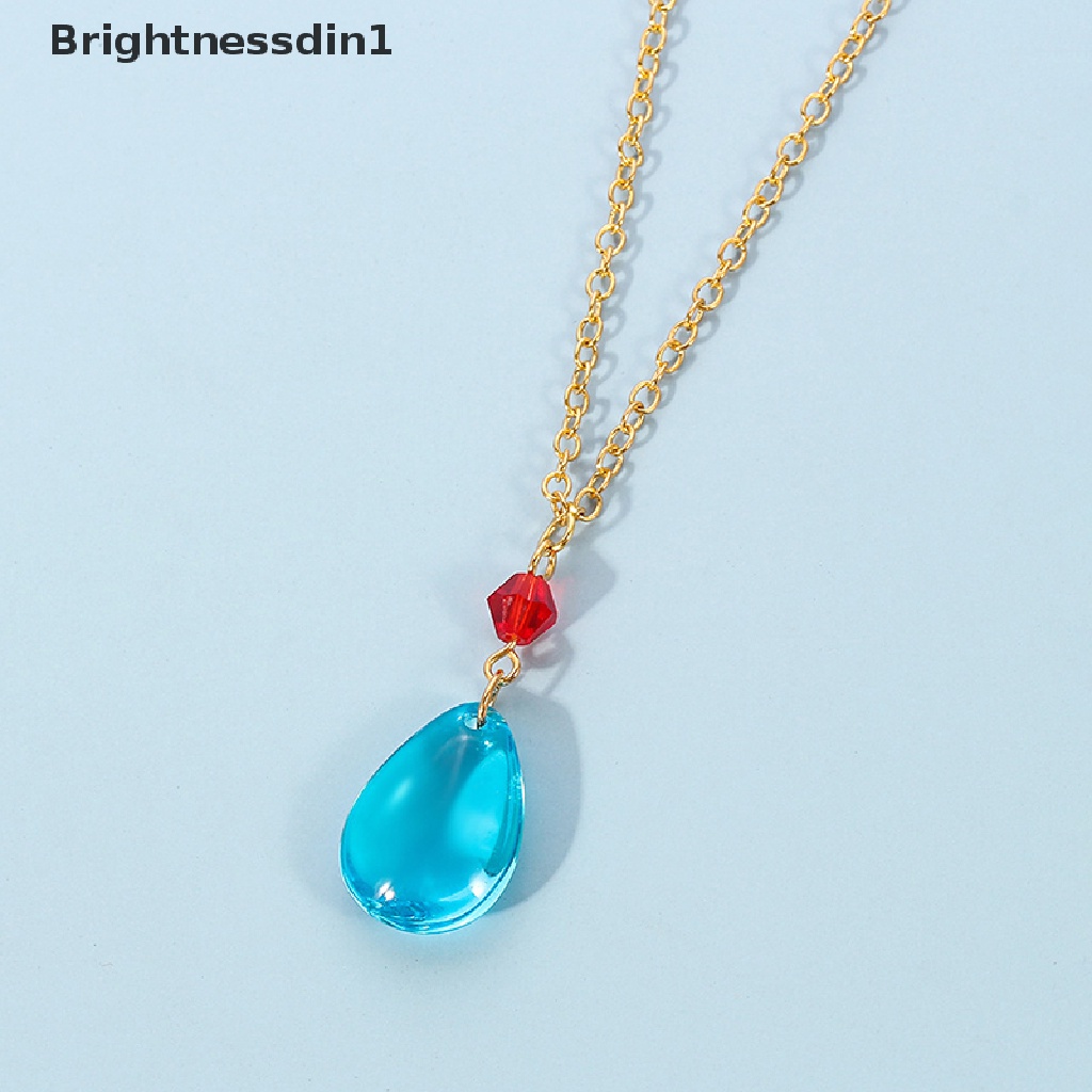 [Brightnessdin1] Howls Moving Castle Inspired Necklace Howl Kalung Anime Cosplay Kalung Anime Perhiasan Liontin Kalung Kristal Ornamen Butik