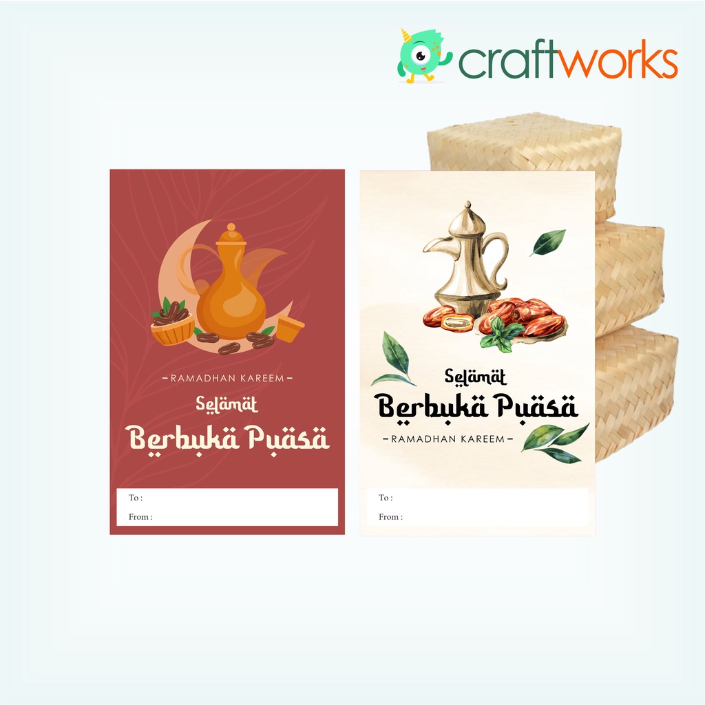 Jual KARTU UCAPAN SELAMAT BERBUKA PUASA | Shopee Indonesia