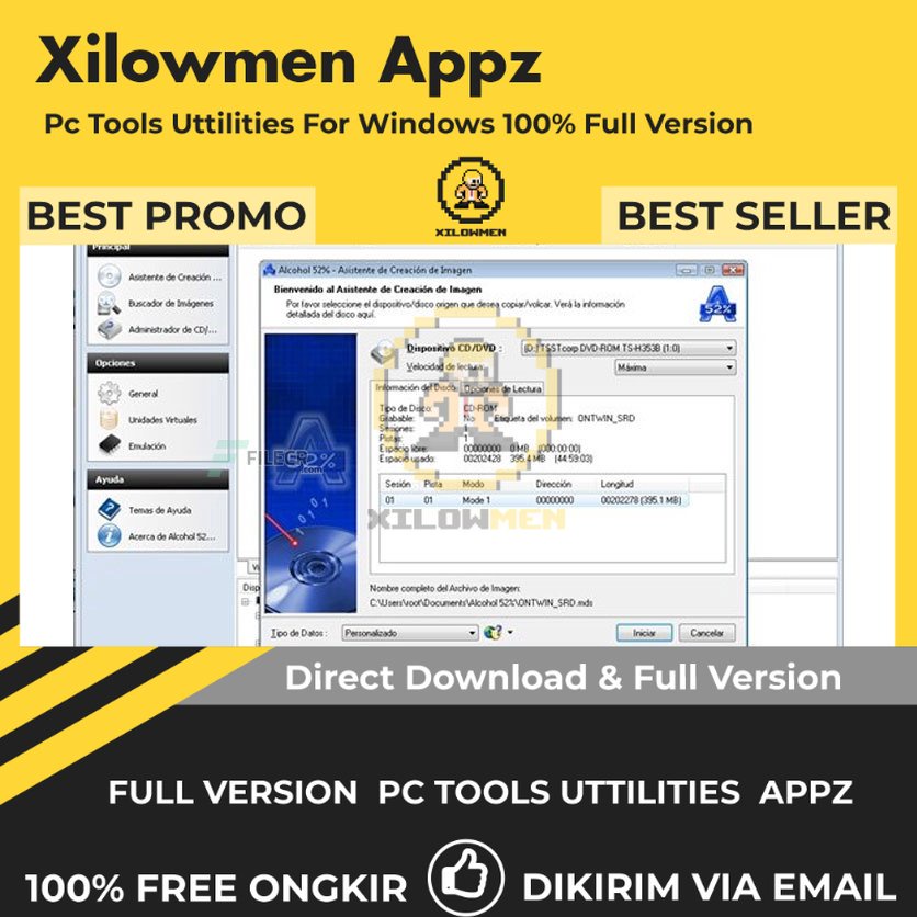 [Full Version] Alcohol 52% Pro PC Tools Software Utilities Lifetime Win OS